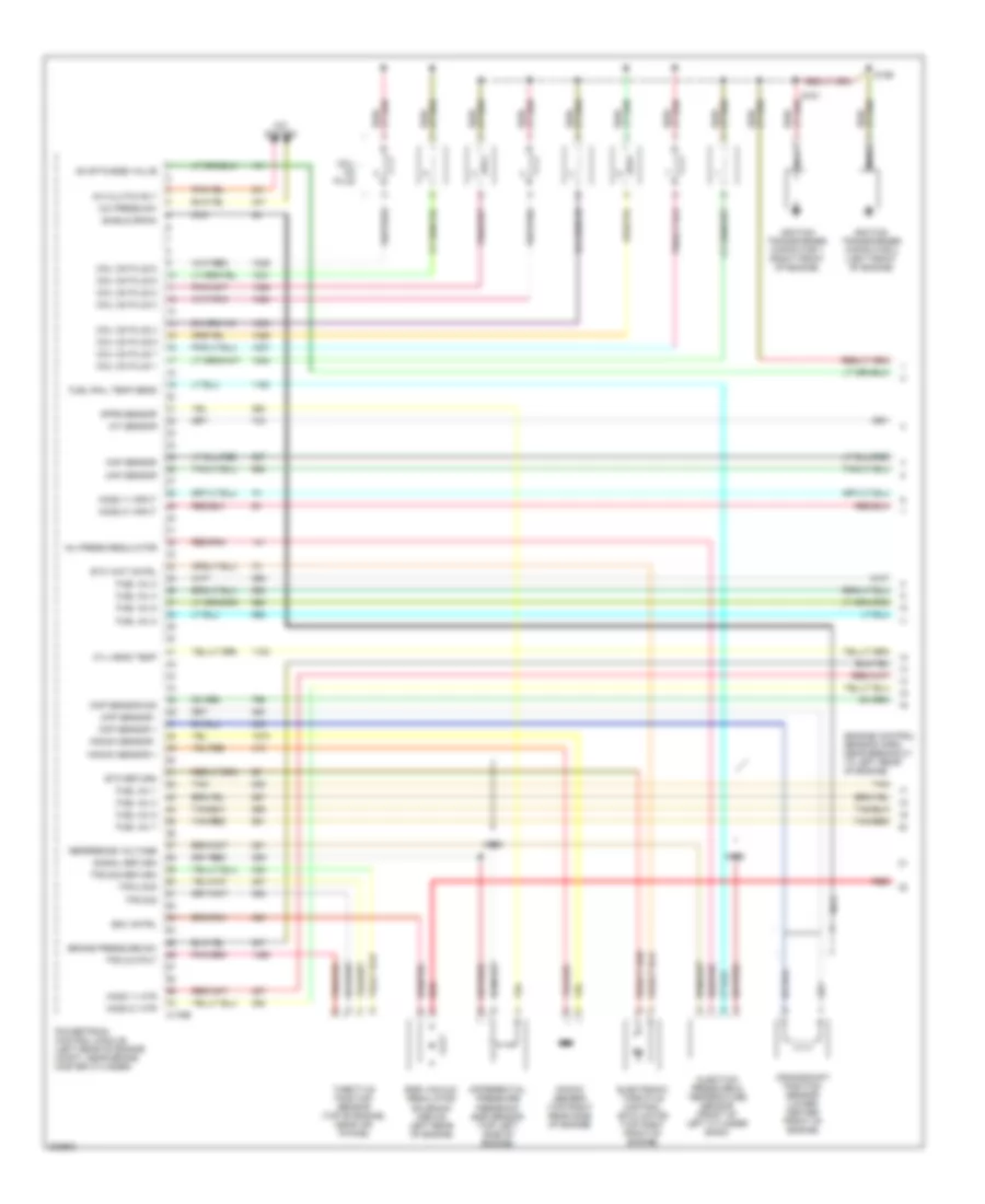 5.4L, Engine Performance Wiring Diagram, without Torqshift (1 of 5) for Ford Econoline E150 2005