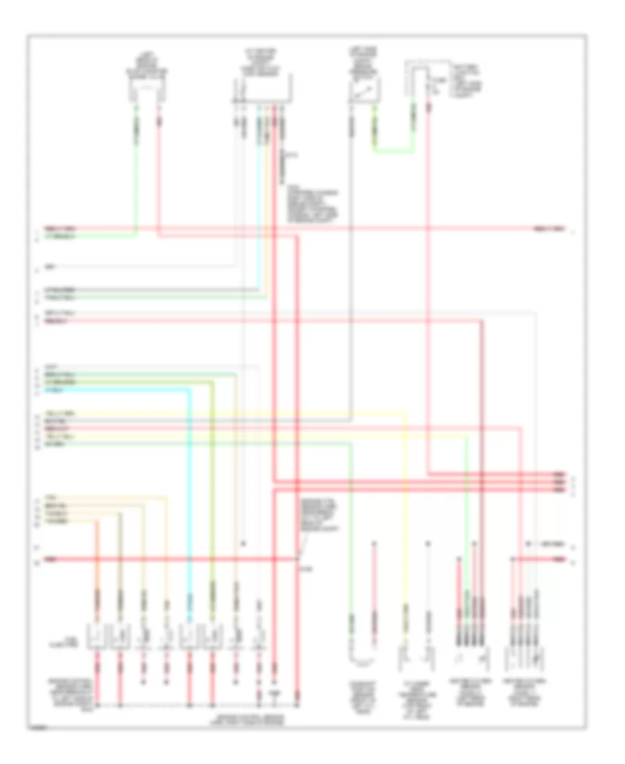 5.4L, Engine Performance Wiring Diagram, without Torqshift (2 of 5) for Ford Econoline E150 2005
