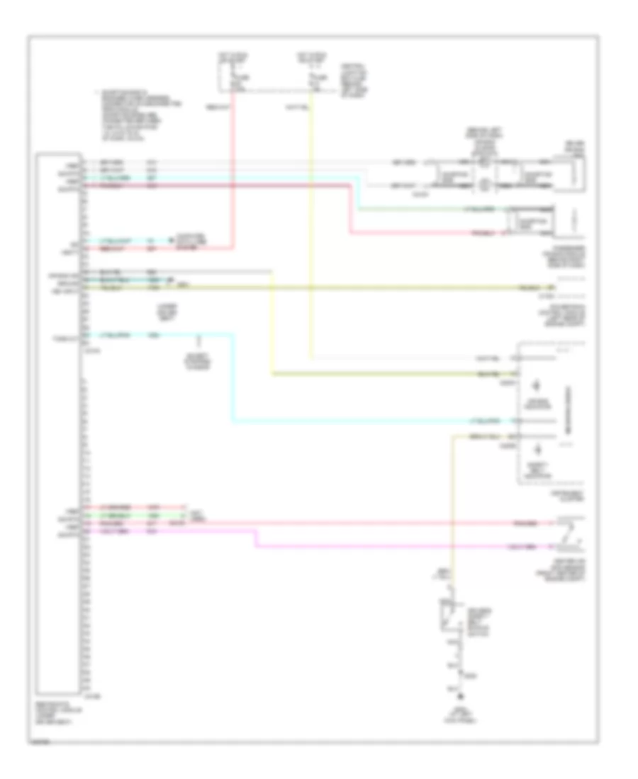 Supplemental Restraints Wiring Diagram for Ford Econoline E150 2005