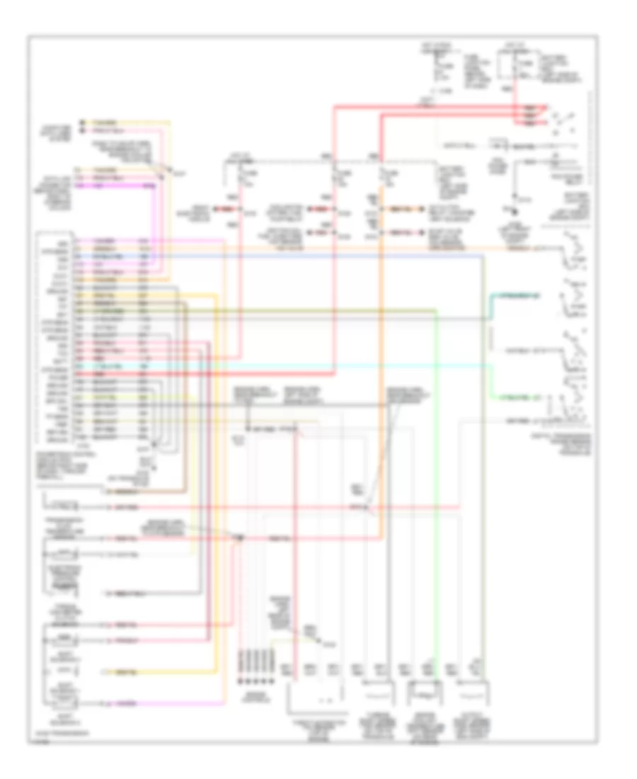 A T Wiring Diagram for Ford Windstar LX 2000