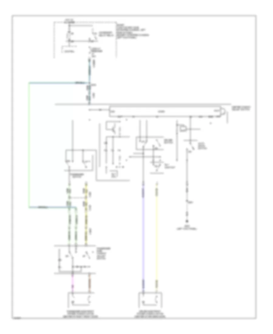 Power Windows Wiring Diagram for Ford E-150 XLT 2014