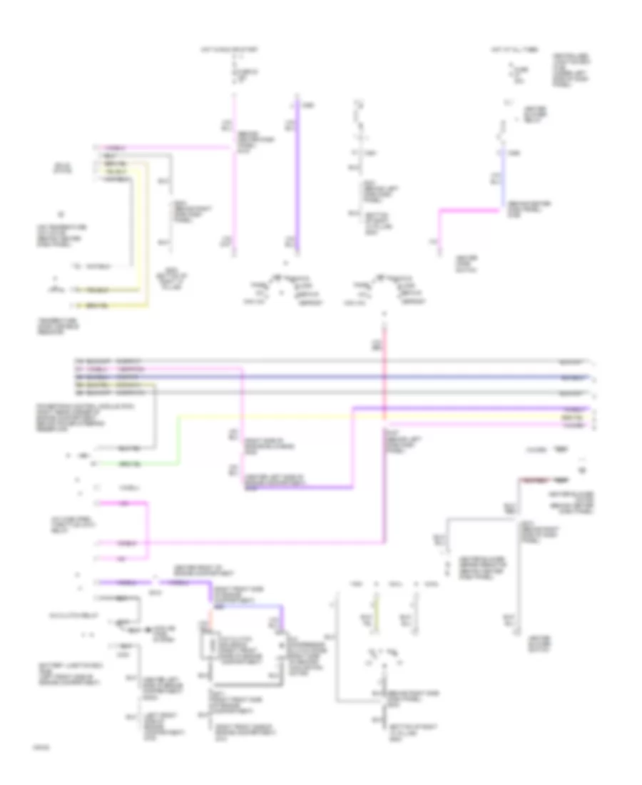 Manual A C Wiring Diagram 1 of 2 for Ford Contour LX 1999