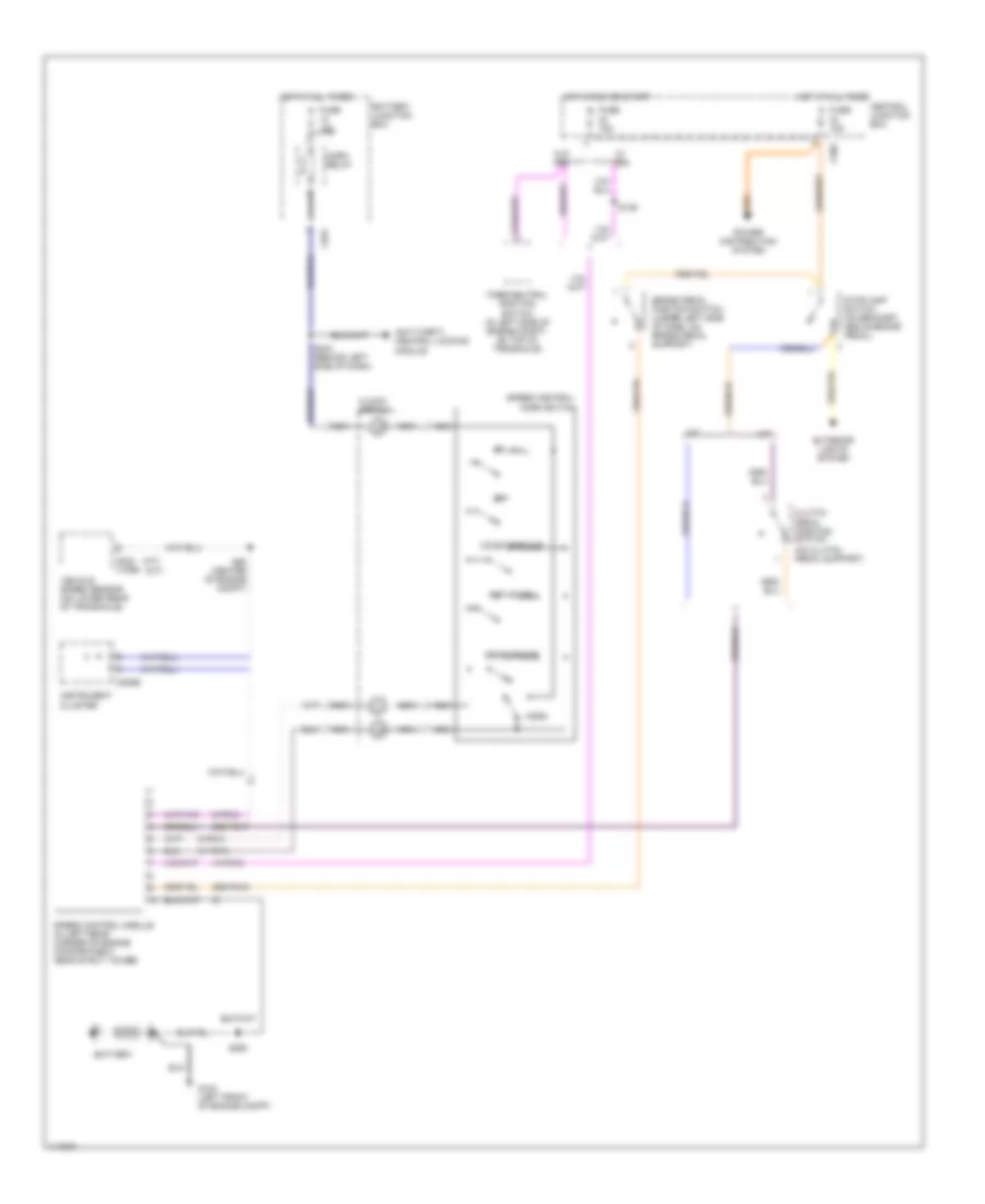 Cruise Control Wiring Diagram for Ford Contour LX 1999