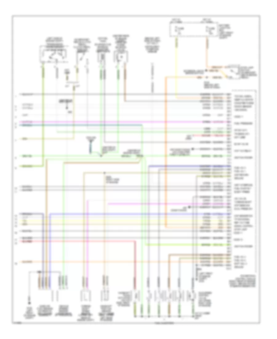 2.0L, Engine Performance Wiring Diagrams (3 of 3) for Ford Contour LX 1999