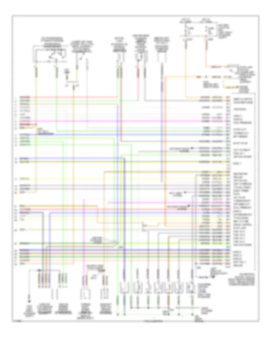 2 5L Engine Performance Wiring Diagrams 3 of 3 for Ford Contour LX 1999