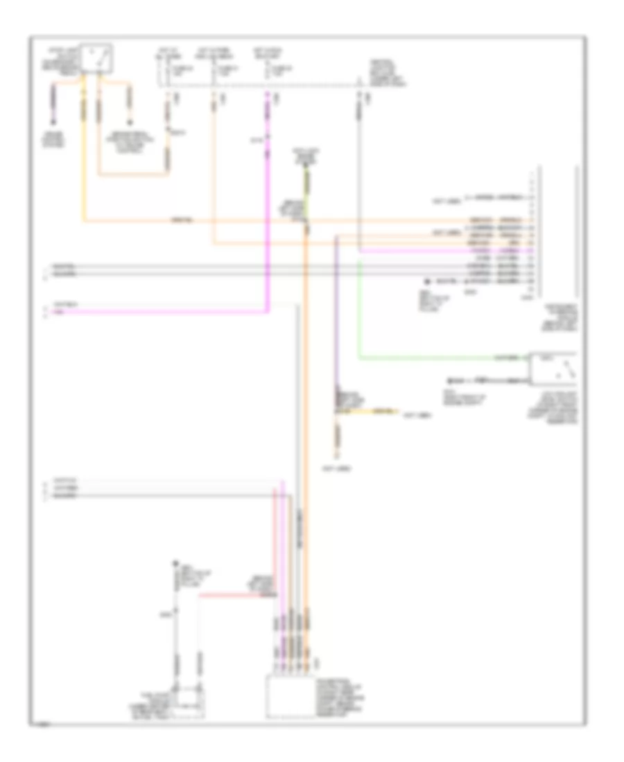 Instrument Cluster Wiring Diagram M T 2 of 2 for Ford Contour LX 1999