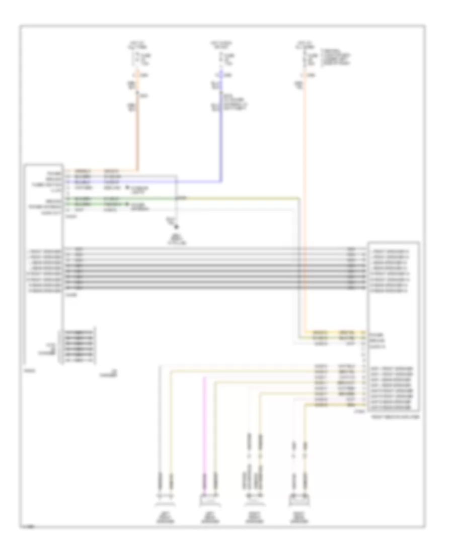 Radio Wiring Diagrams with Amplifier for Ford Contour LX 1999