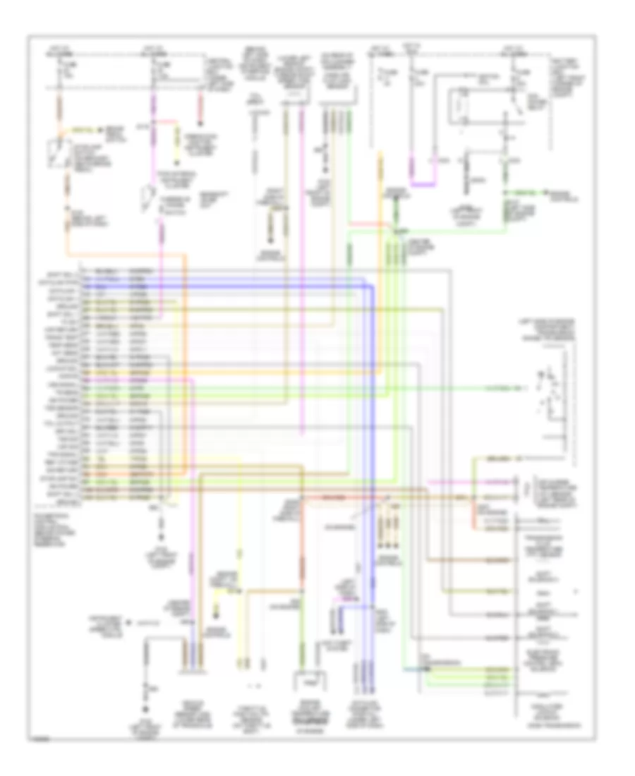 2 0L A T Wiring Diagram for Ford Contour LX 1999
