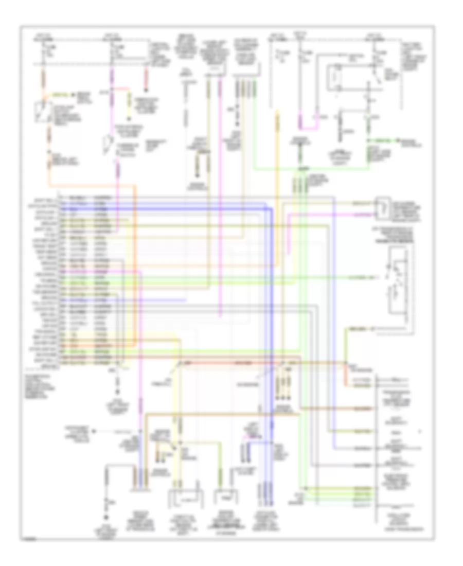 2 5L A T Wiring Diagram for Ford Contour LX 1999