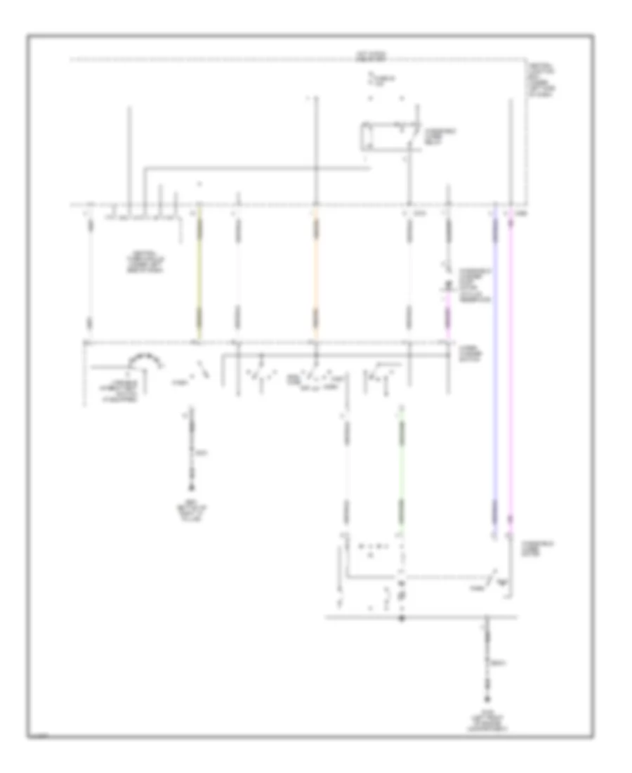 Wiper Washer Wiring Diagram for Ford Contour LX 1999