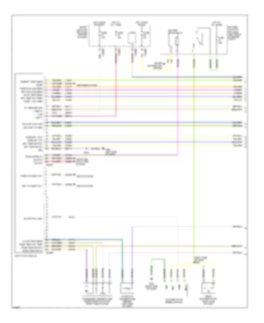 Automatic A C Wiring Diagram Except Hybrid 1 of 3 for Ford Escape 2010