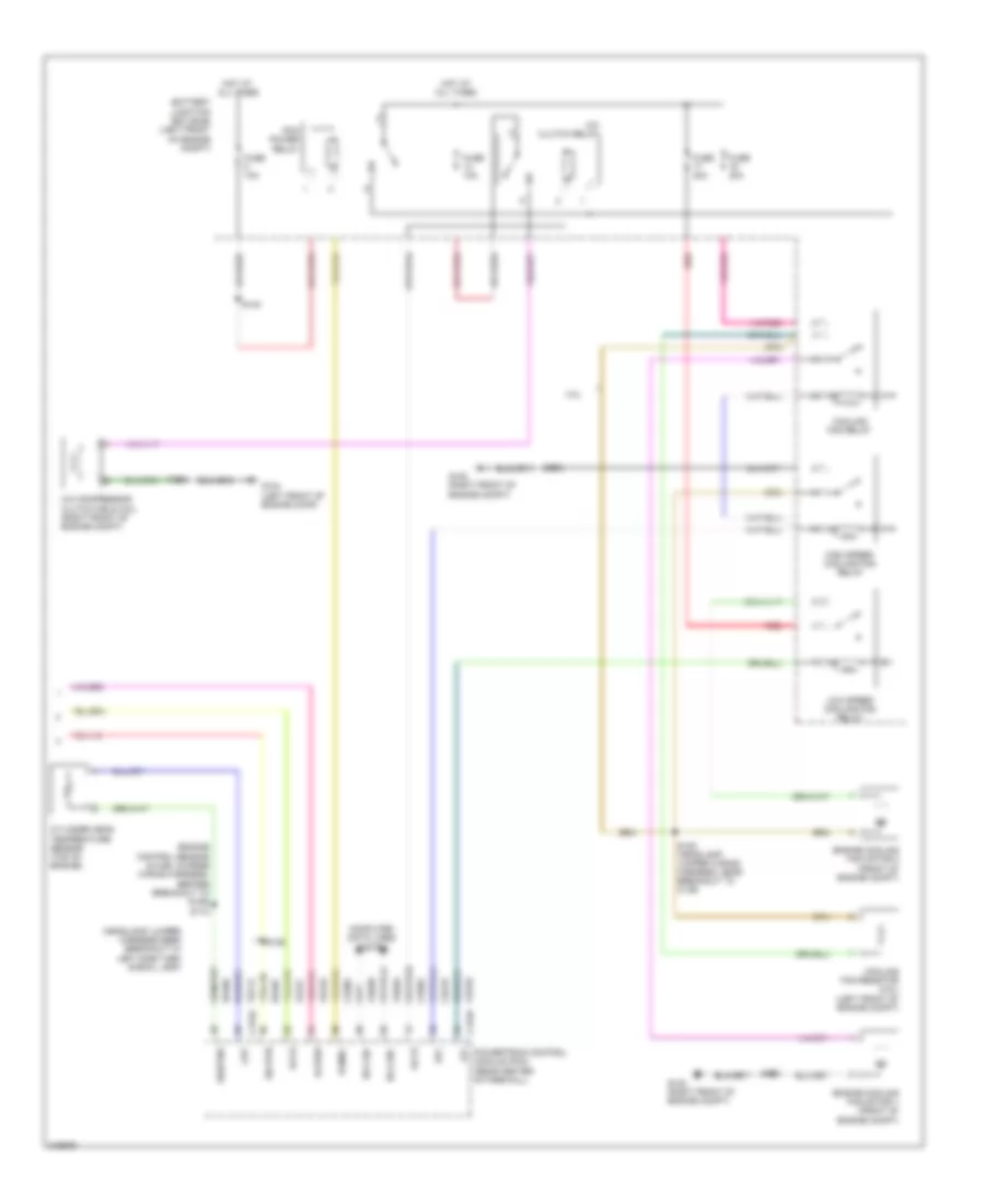 Automatic A C Wiring Diagram Except Hybrid 3 of 3 for Ford Escape 2010