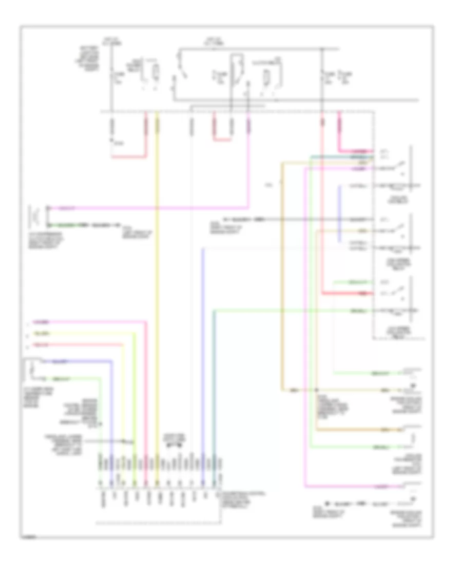 Manual A C Wiring Diagram 3 of 3 for Ford Escape 2010