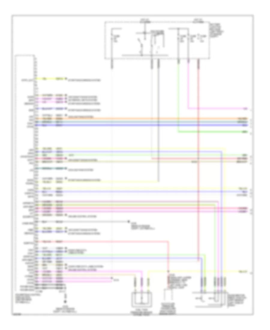 2 5L Engine Performance Wiring Diagram Except Hybrid 1 of 5 for Ford Escape 2010