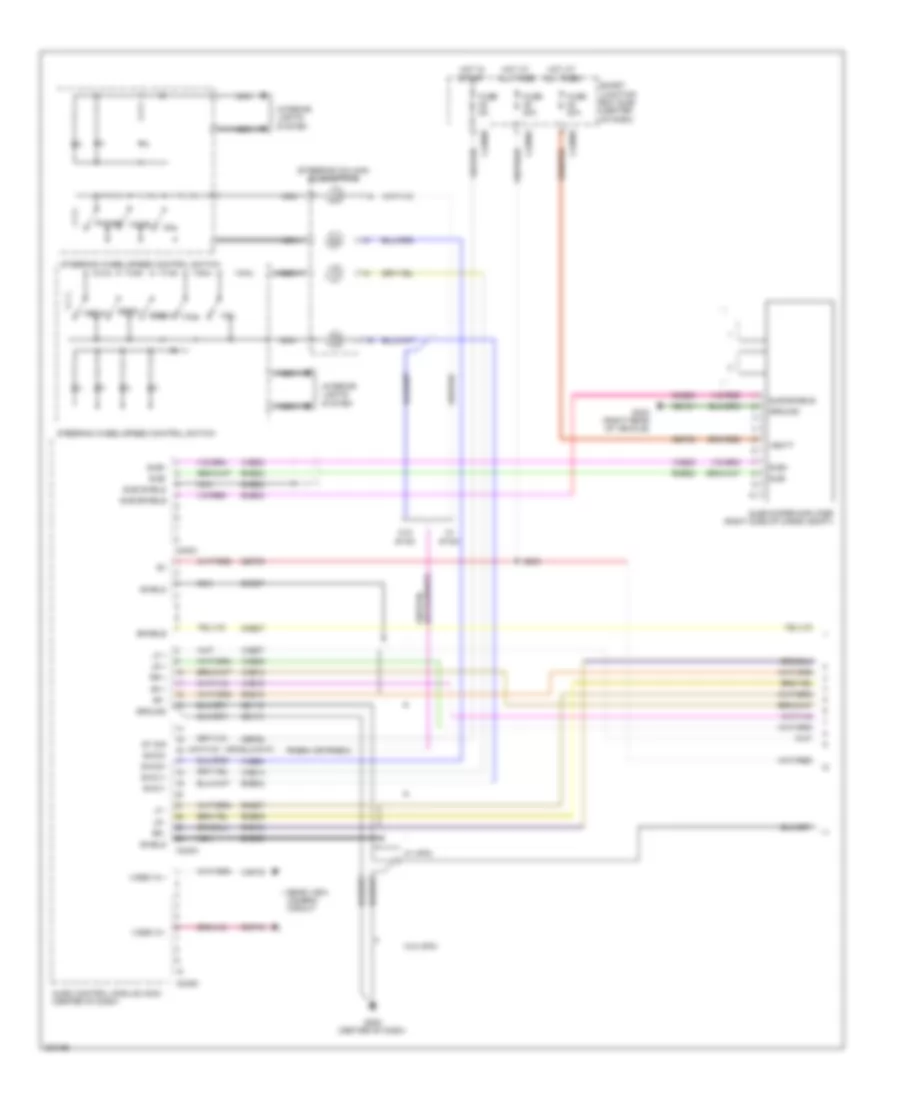Navigation Wiring Diagram 1 of 2 for Ford Escape 2010