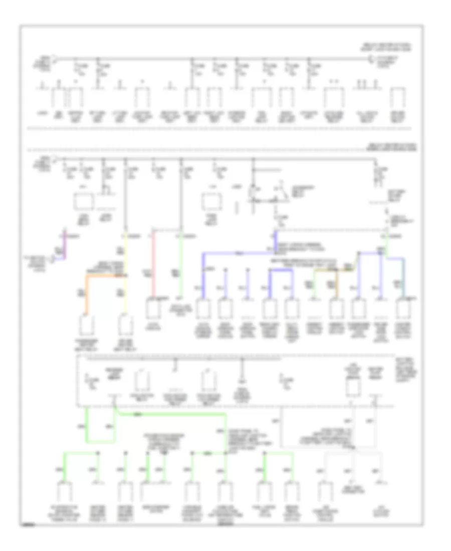 Power Distribution Wiring Diagram Hybrid 3 of 5 for Ford Escape 2010