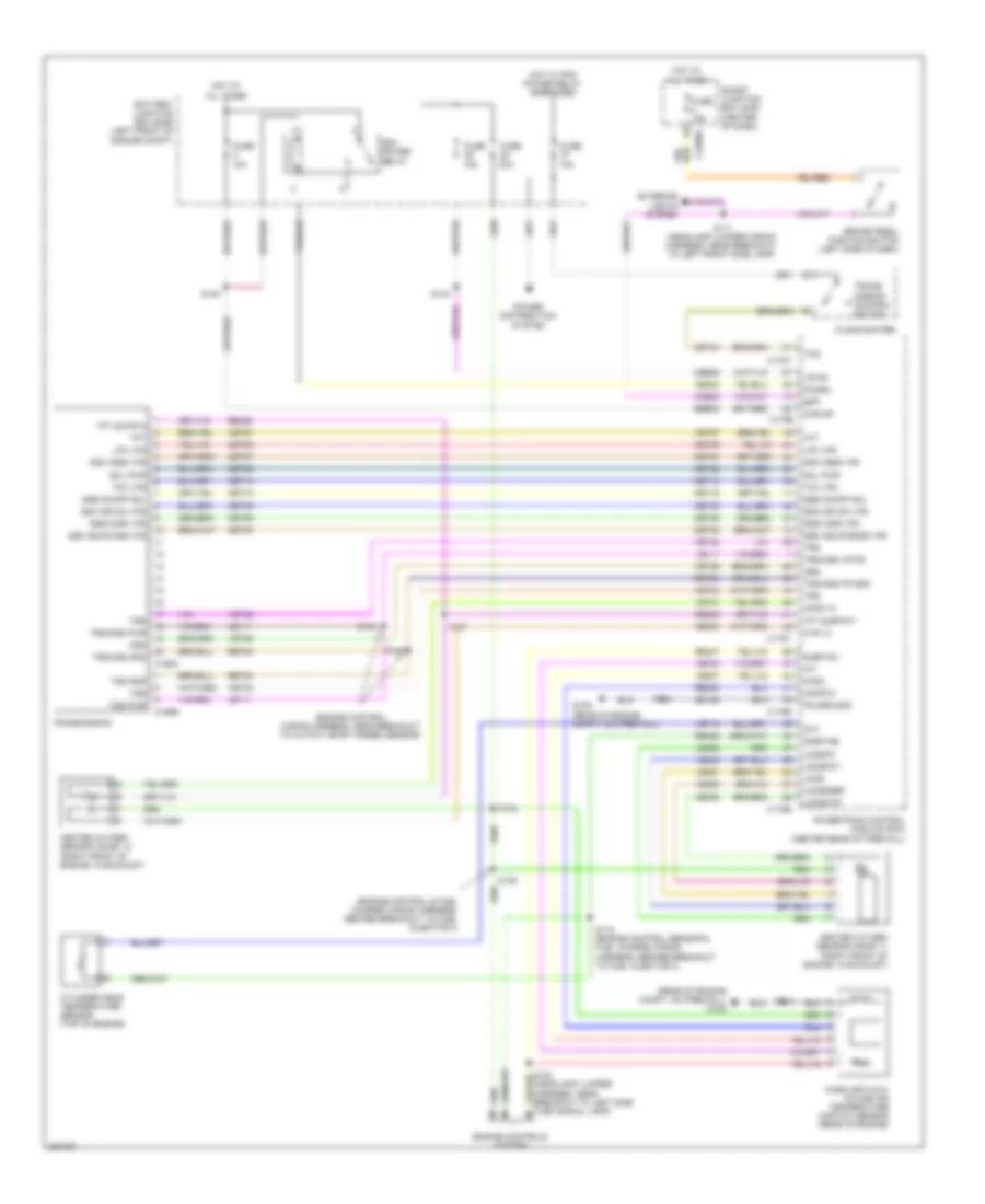 2 5L A T Wiring Diagram Except Hybrid for Ford Escape 2010