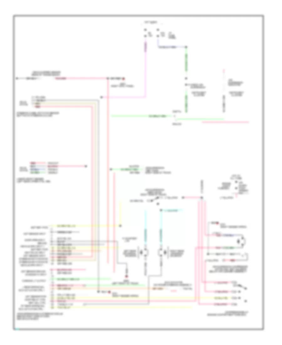 Electronic Suspension Wiring Diagram for Ford Crown Victoria 1995