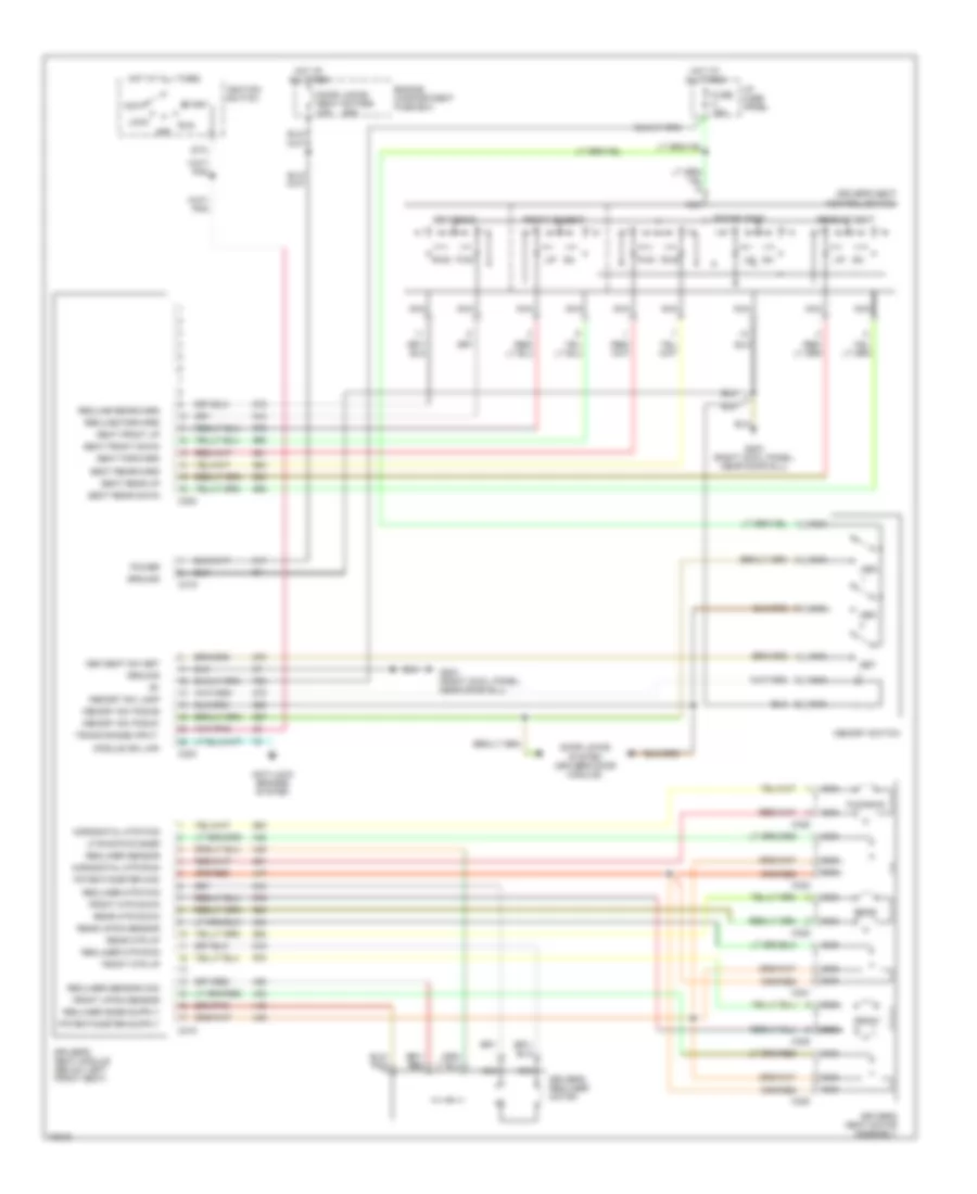 Memory Seat Wiring Diagram for Ford Crown Victoria 1995