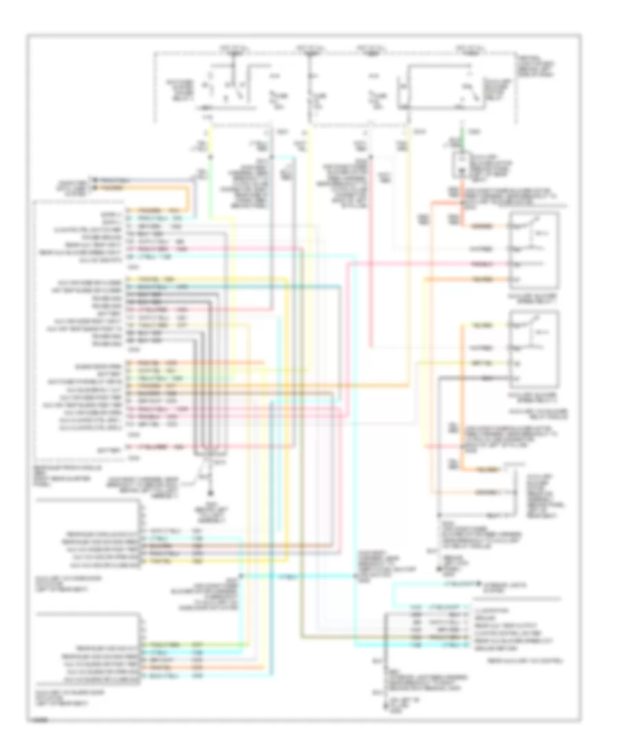 Manual A C Wiring Diagram Rear A C for Ford Windstar SE 2000