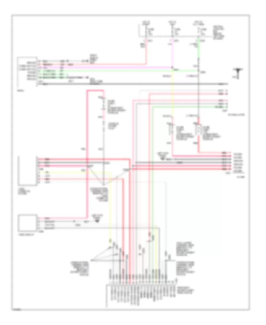 Video System Wiring Diagram for Ford Windstar SE 2000