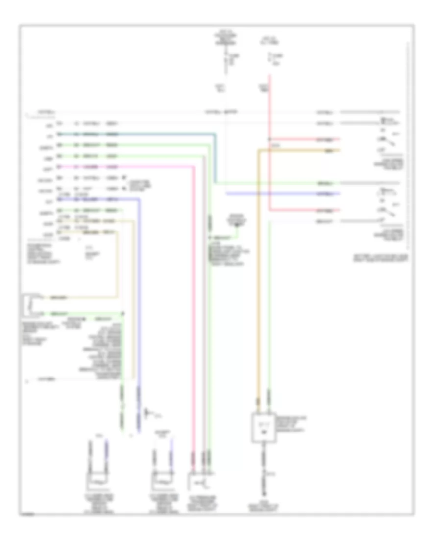 Manual A C Wiring Diagram 2 of 2 for Ford Mustang 2011