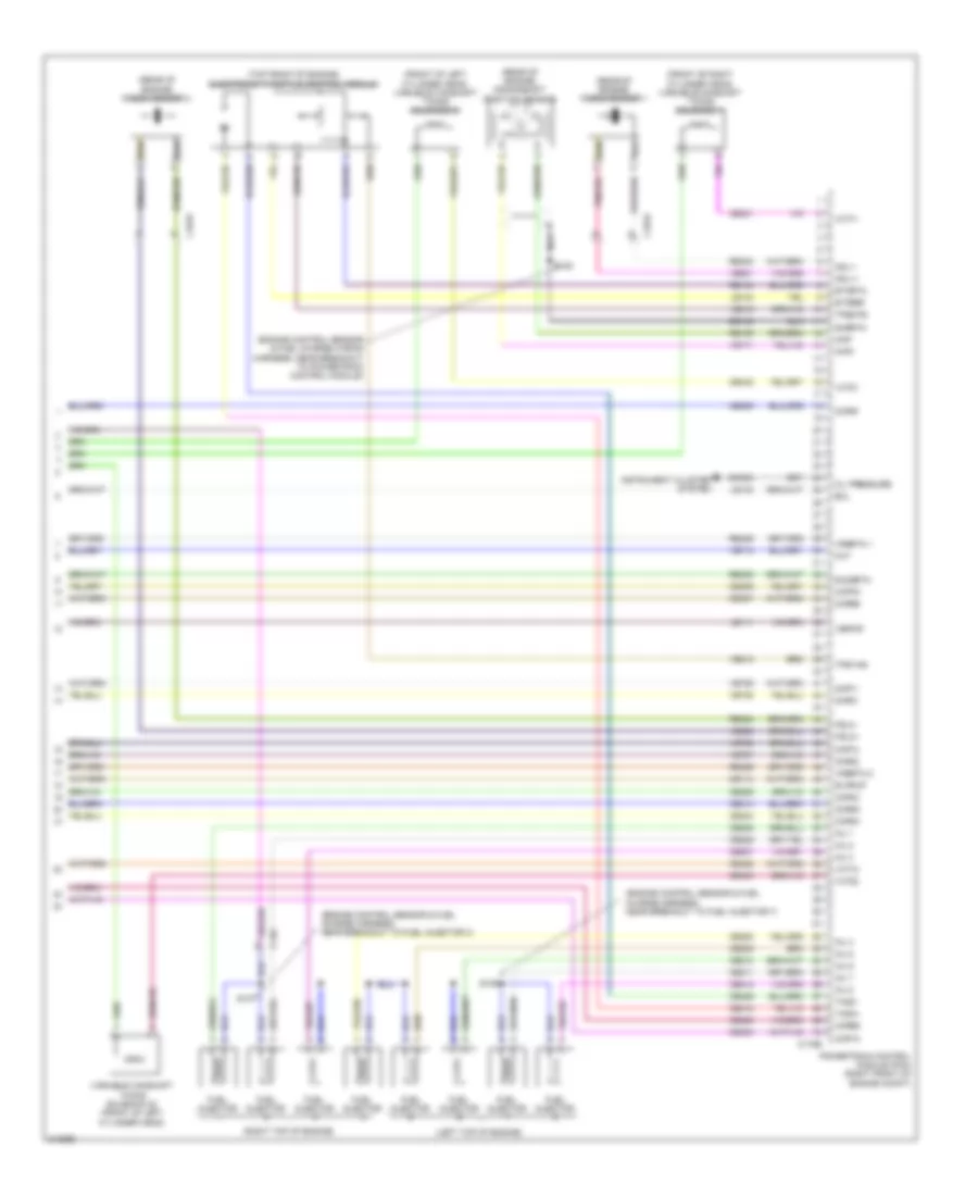 5.0L, Engine Performance Wiring Diagram (6 of 6) for Ford Mustang 2011