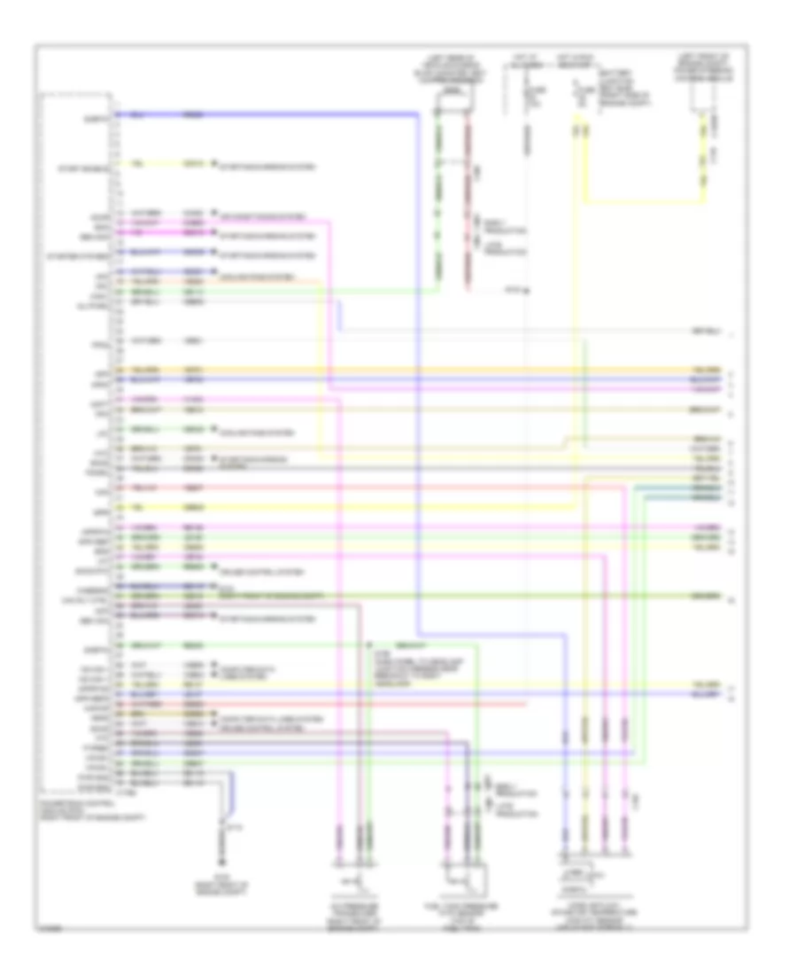 5.4L Supercharged, Engine Performance Wiring Diagram (1 of 6) for Ford Mustang 2011