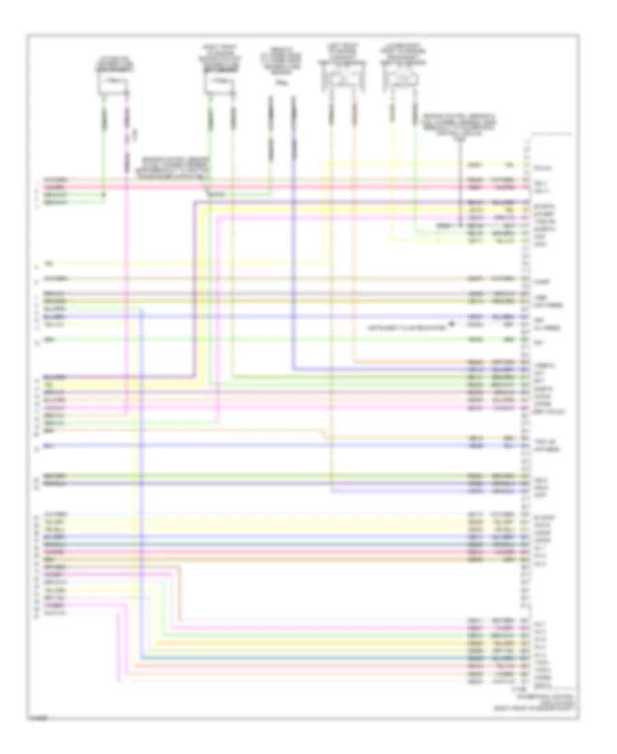 5.4L Supercharged, Engine Performance Wiring Diagram (6 of 6) for Ford Mustang 2011