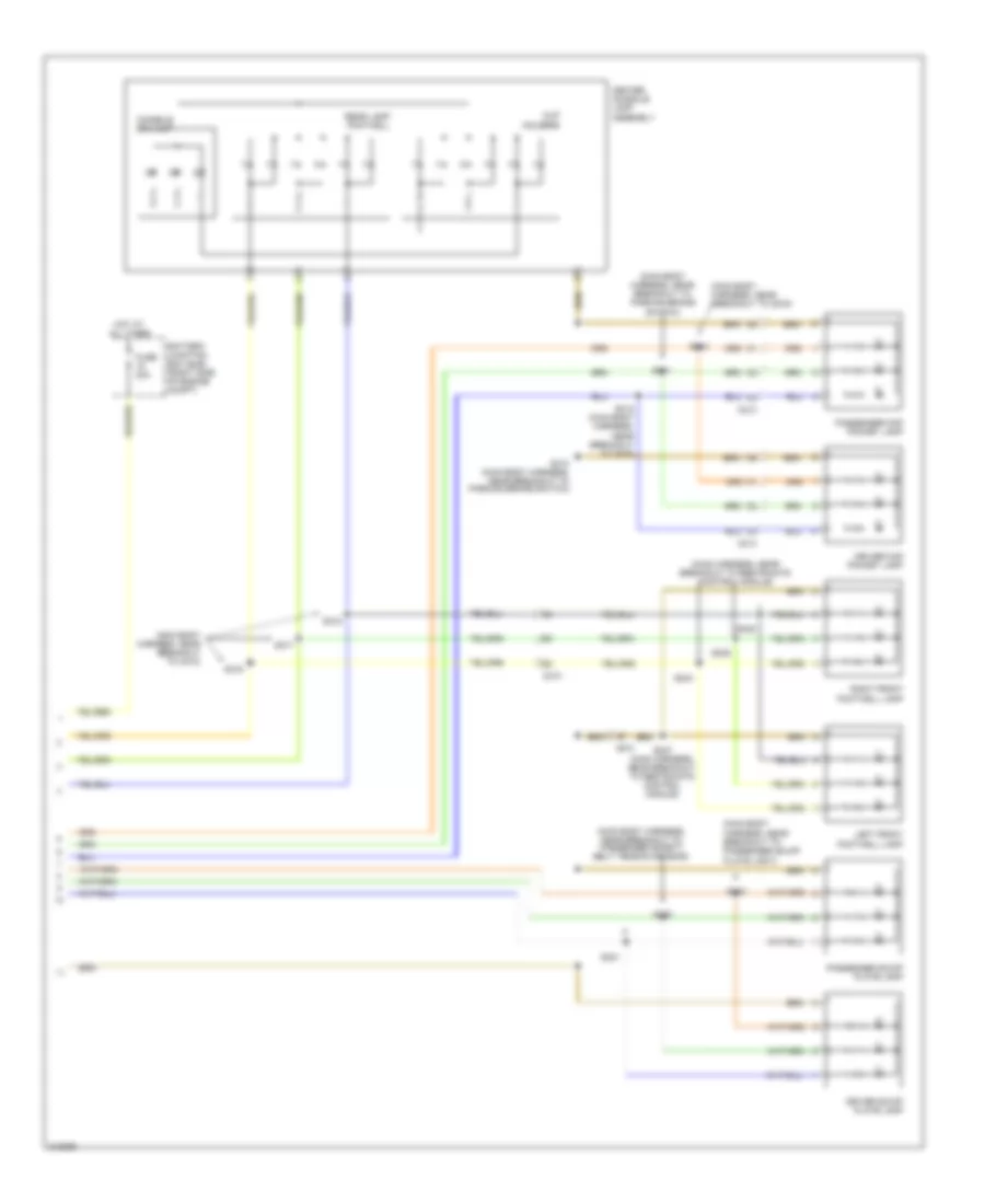 Courtesy Lamps Wiring Diagram (2 of 2) for Ford Mustang 2011