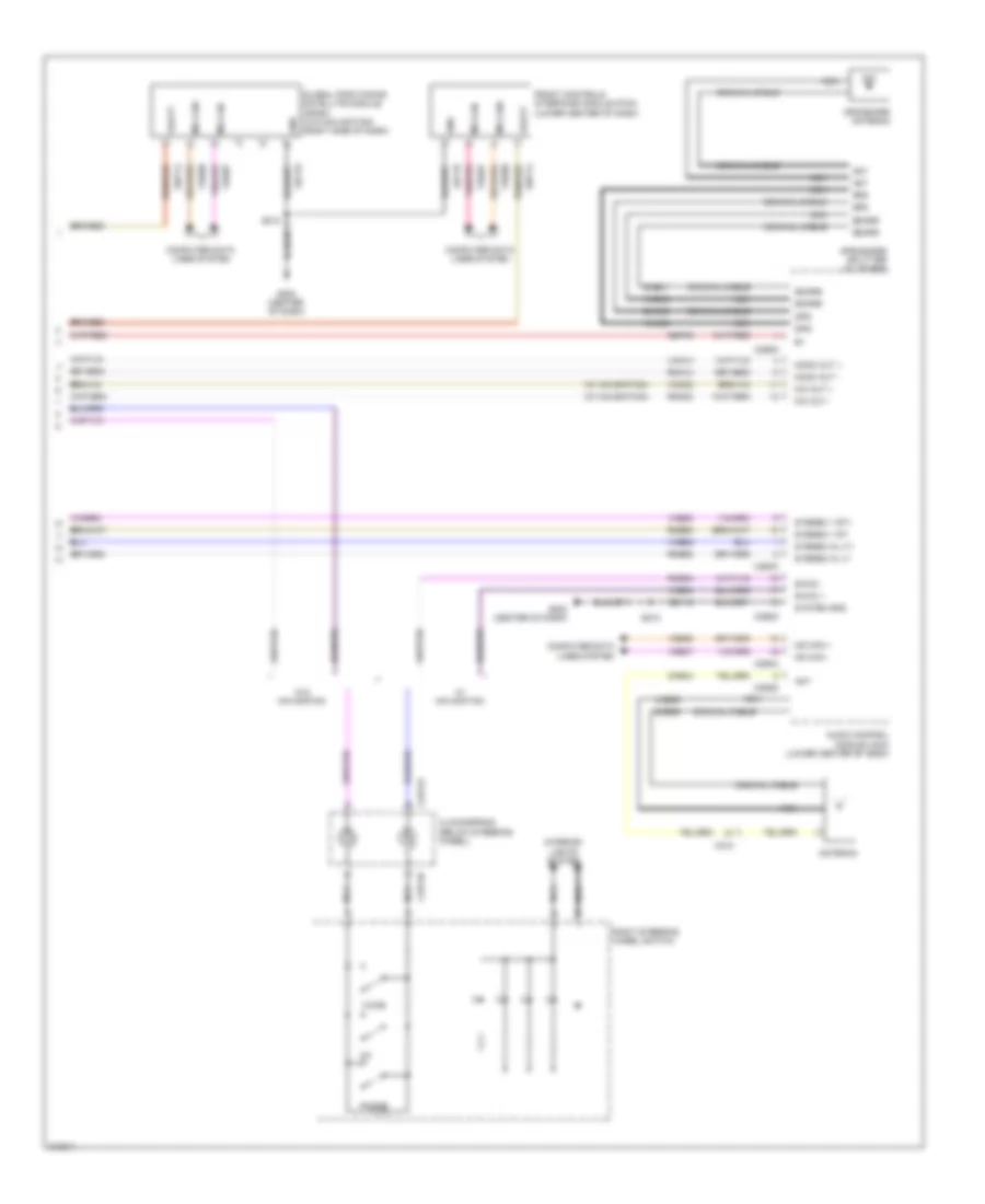 SYNC Radio Wiring Diagram (2 of 2) for Ford Mustang 2011