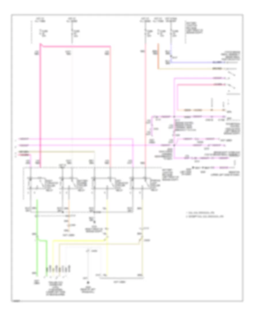Exterior Lamps Wiring Diagram Cutaway 2 of 2 for Ford E 250 Super Duty 2014