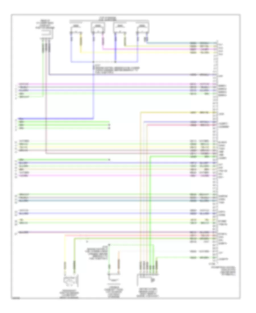 2.5L, Engine Performance Wiring Diagram, Except Hybrid (5 of 5) for Ford Escape Hybrid 2010