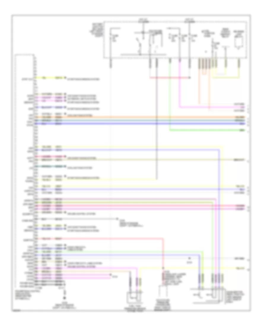 3.0L, Engine Performance Wiring Diagram (1 of 5) for Ford Escape Hybrid 2010
