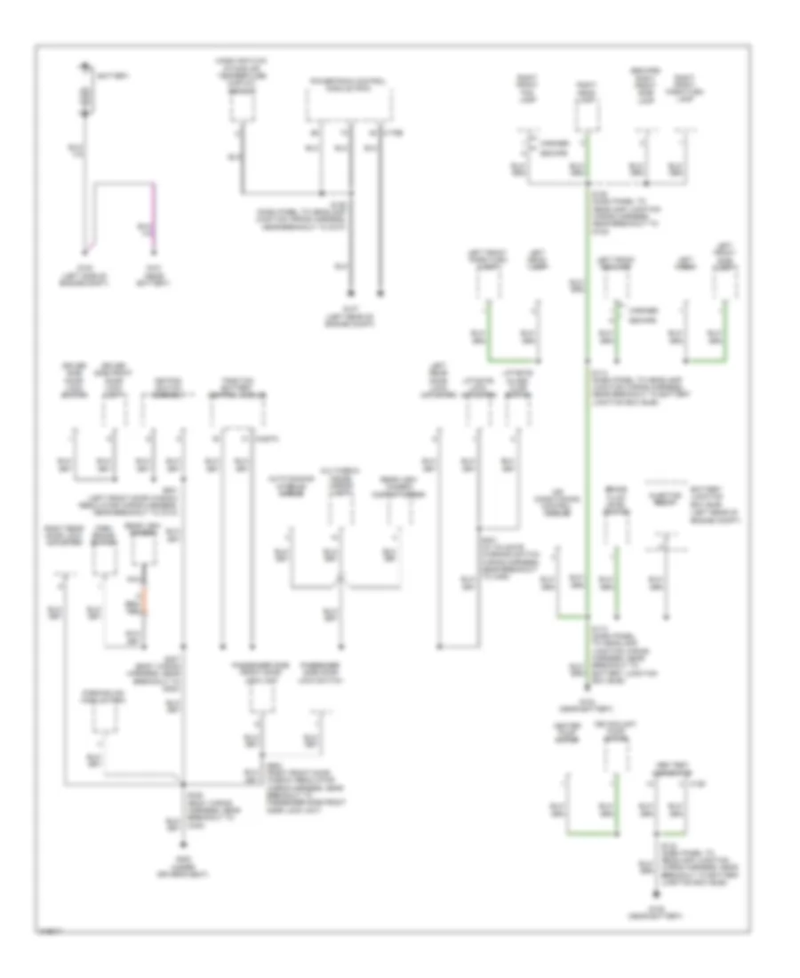 Ground Distribution Wiring Diagram Hybrid 1 of 3 for Ford Escape Hybrid 2010
