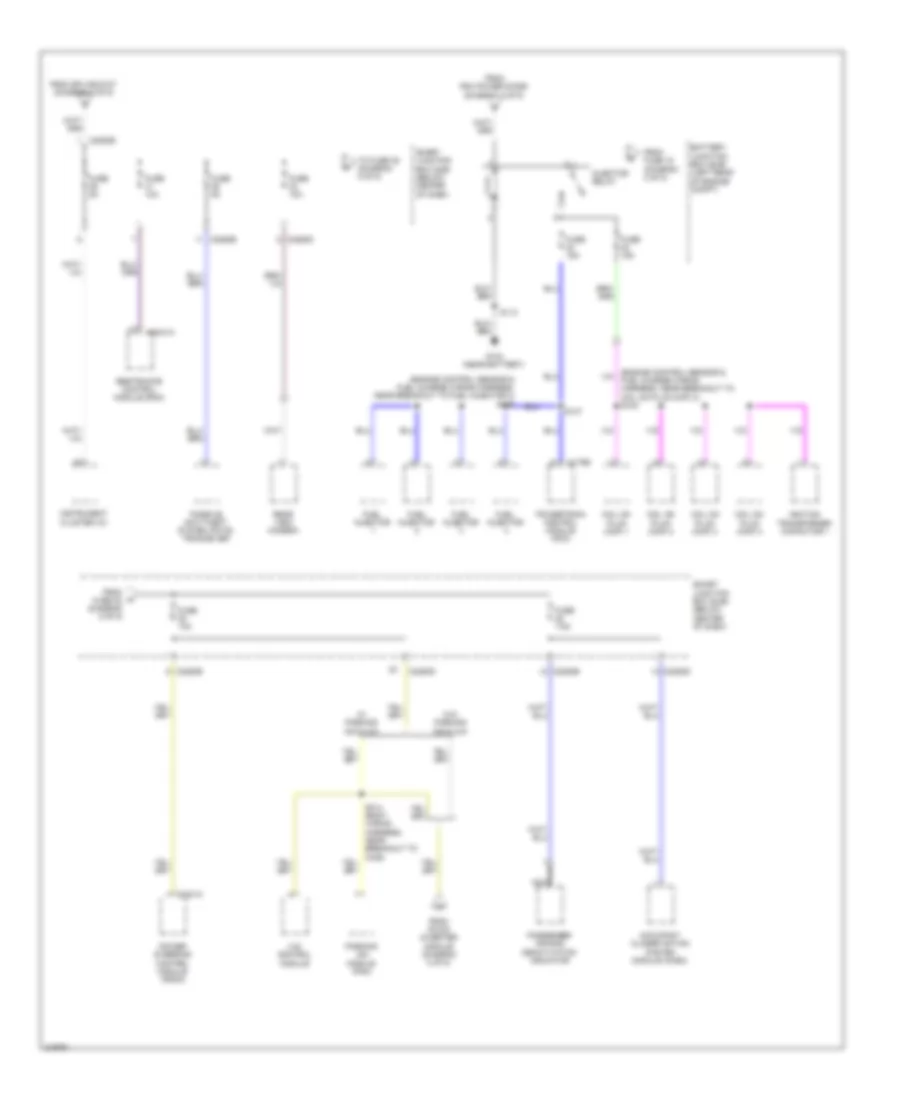 Power Distribution Wiring Diagram, Hybrid (5 of 5) for Ford Escape Hybrid 2010