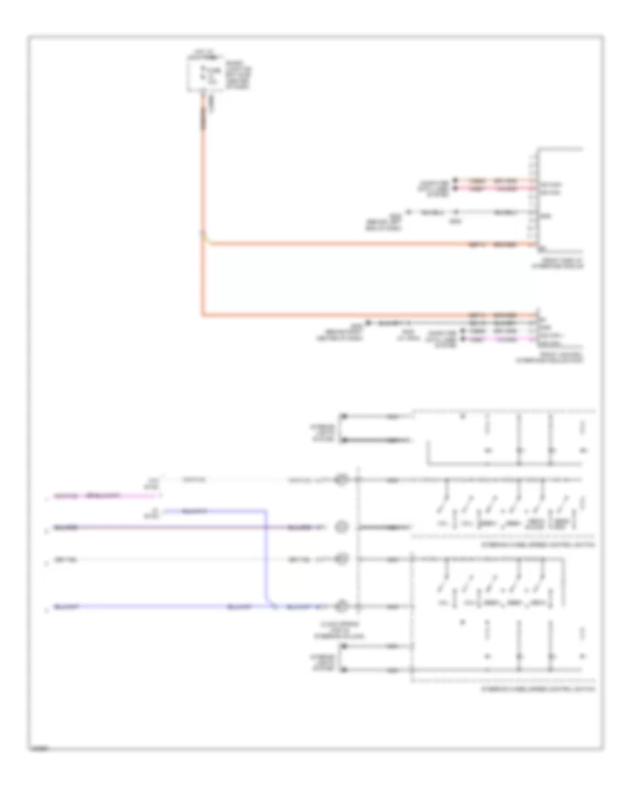 Premium Radio Wiring Diagram, Hybrid without Audio Amplifier (2 of 2) for Ford Escape Hybrid 2010