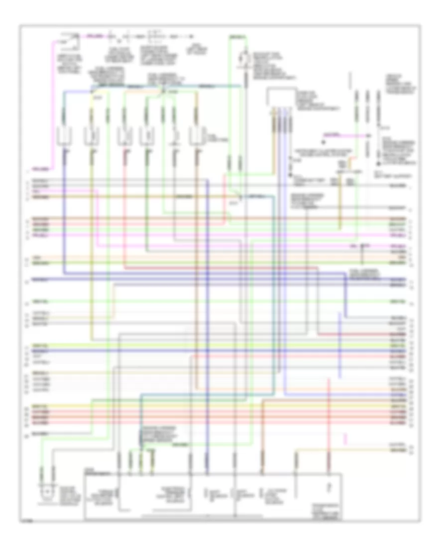 2 5L Engine Performance Wiring Diagrams 2 of 4 for Ford Contour LX 1997