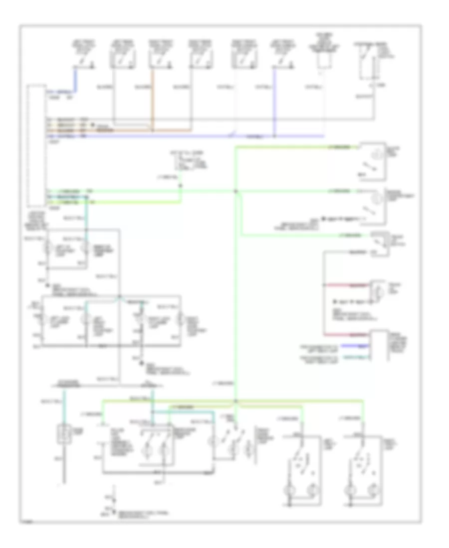 Courtesy Lamps Wiring Diagram for Ford Crown Victoria LX 1995