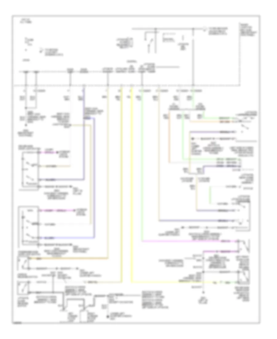 Forced Entry Wiring Diagram 1 of 2 for Ford Expedition 2010