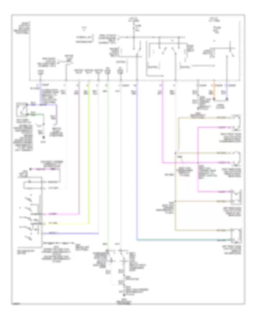 Forced Entry Wiring Diagram 2 of 2 for Ford Expedition 2010