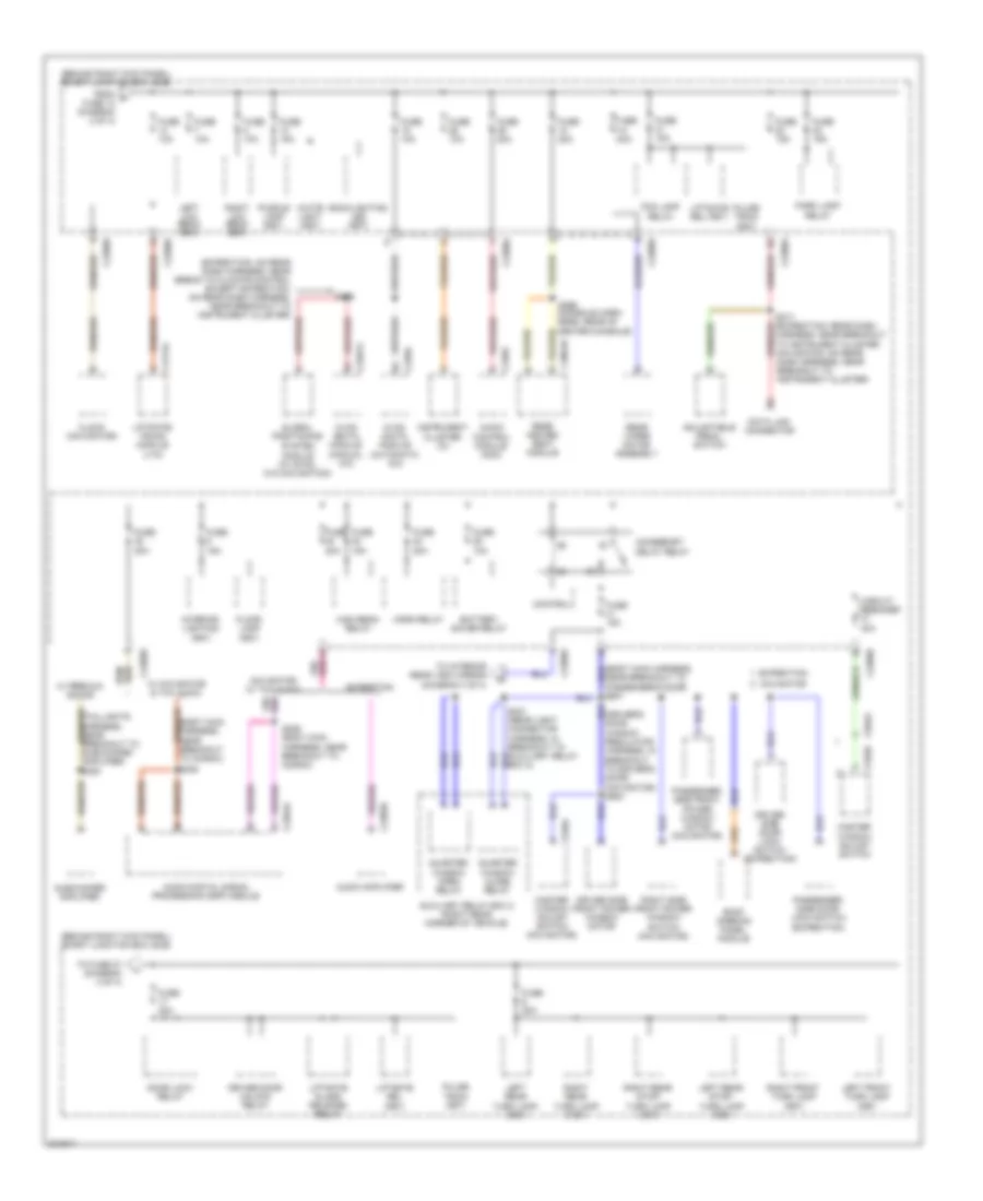 Power Distribution Wiring Diagram 3 of 4 for Ford Expedition 2010