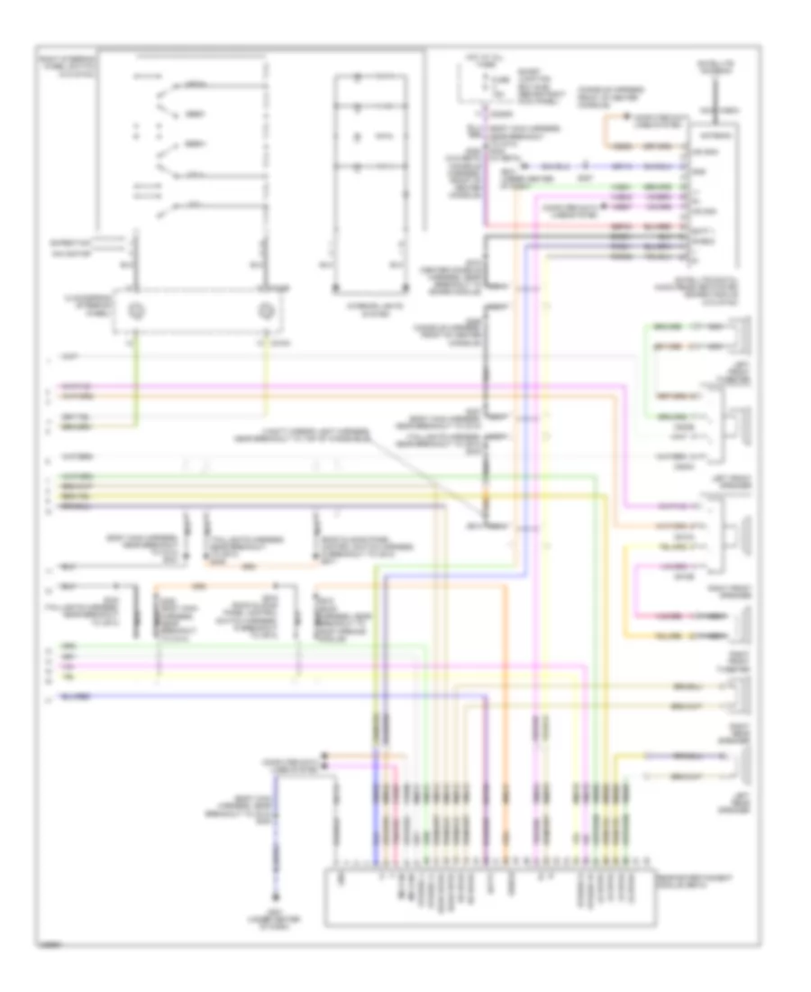 Audiophile Sound Radio Wiring Diagram, with DVD (2 of 2) for Ford Expedition 2010