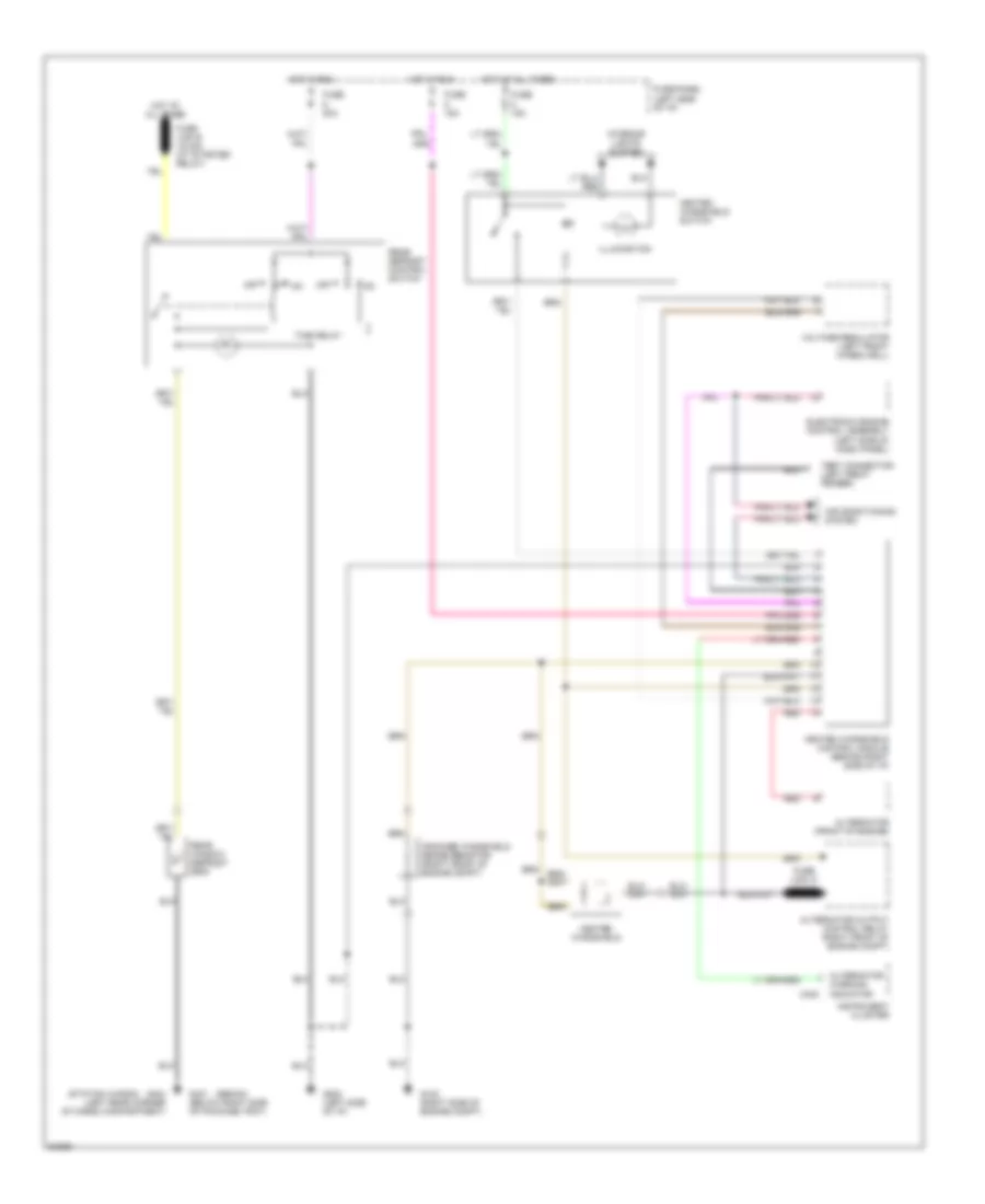 Defogger Wiring Diagram for Ford LTD Crown Victoria Country Squire 1990