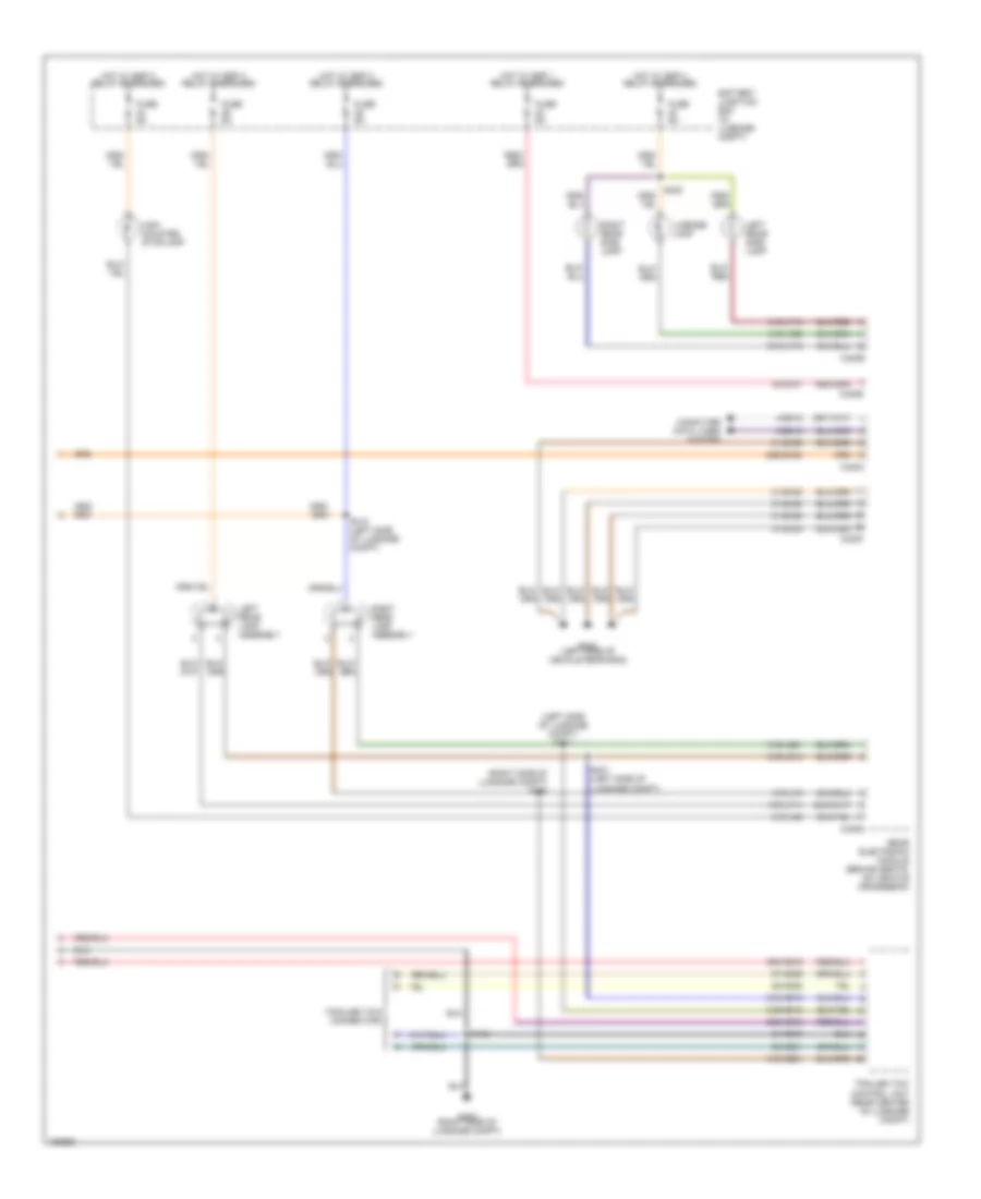 Exterior Lamps Wiring Diagram 2 of 2 for Ford Thunderbird 2002