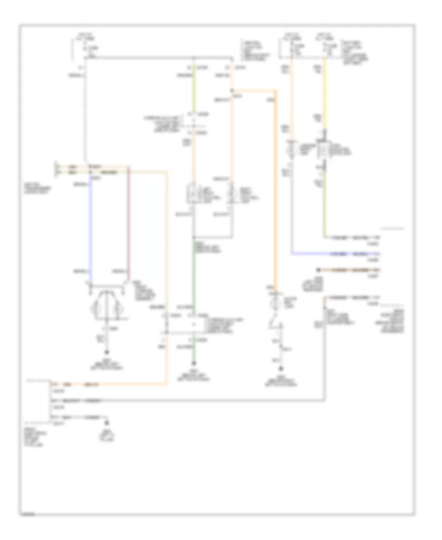 Courtesy Lamps Wiring Diagram for Ford Thunderbird 2002