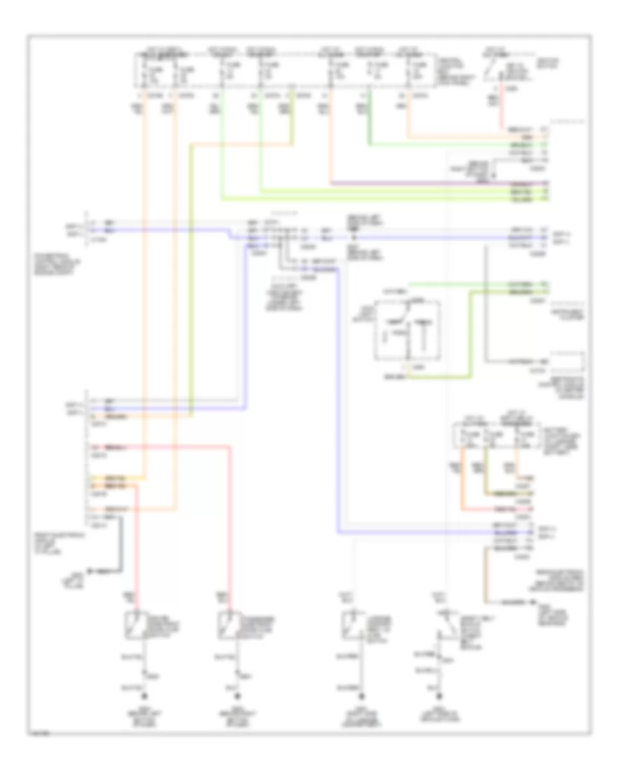 Warning System Wiring Diagrams for Ford Thunderbird 2002