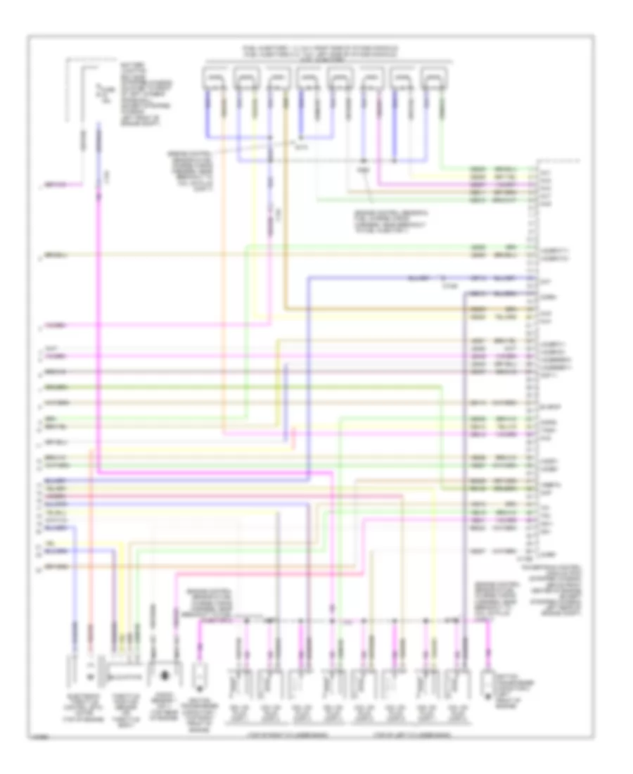 5.4L CNG, Engine Performance Wiring Diagram, without Torqshift (5 of 5) for Ford E-350 Super Duty 2014