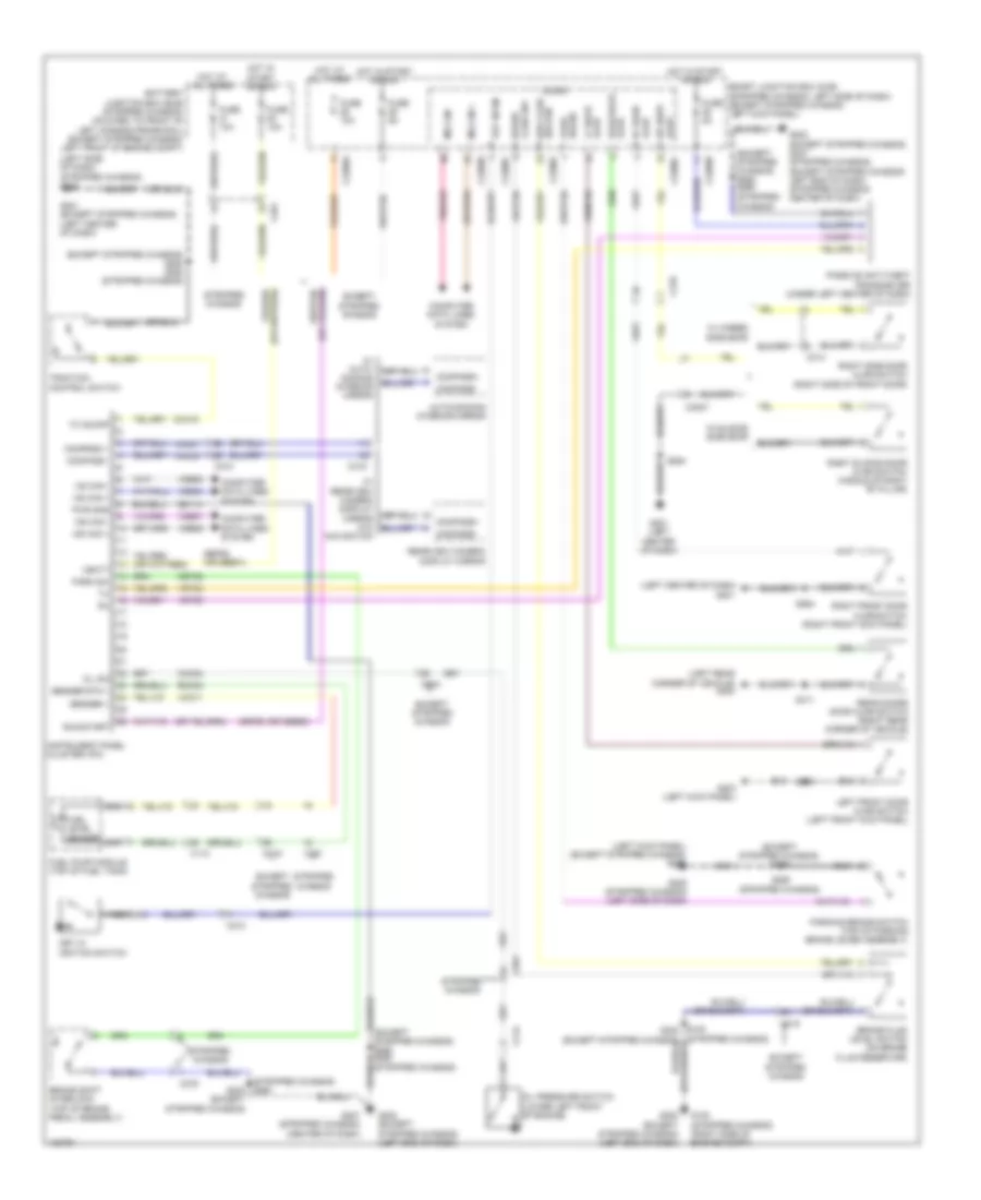 Instrument Cluster Wiring Diagram for Ford E 350 Super Duty 2014