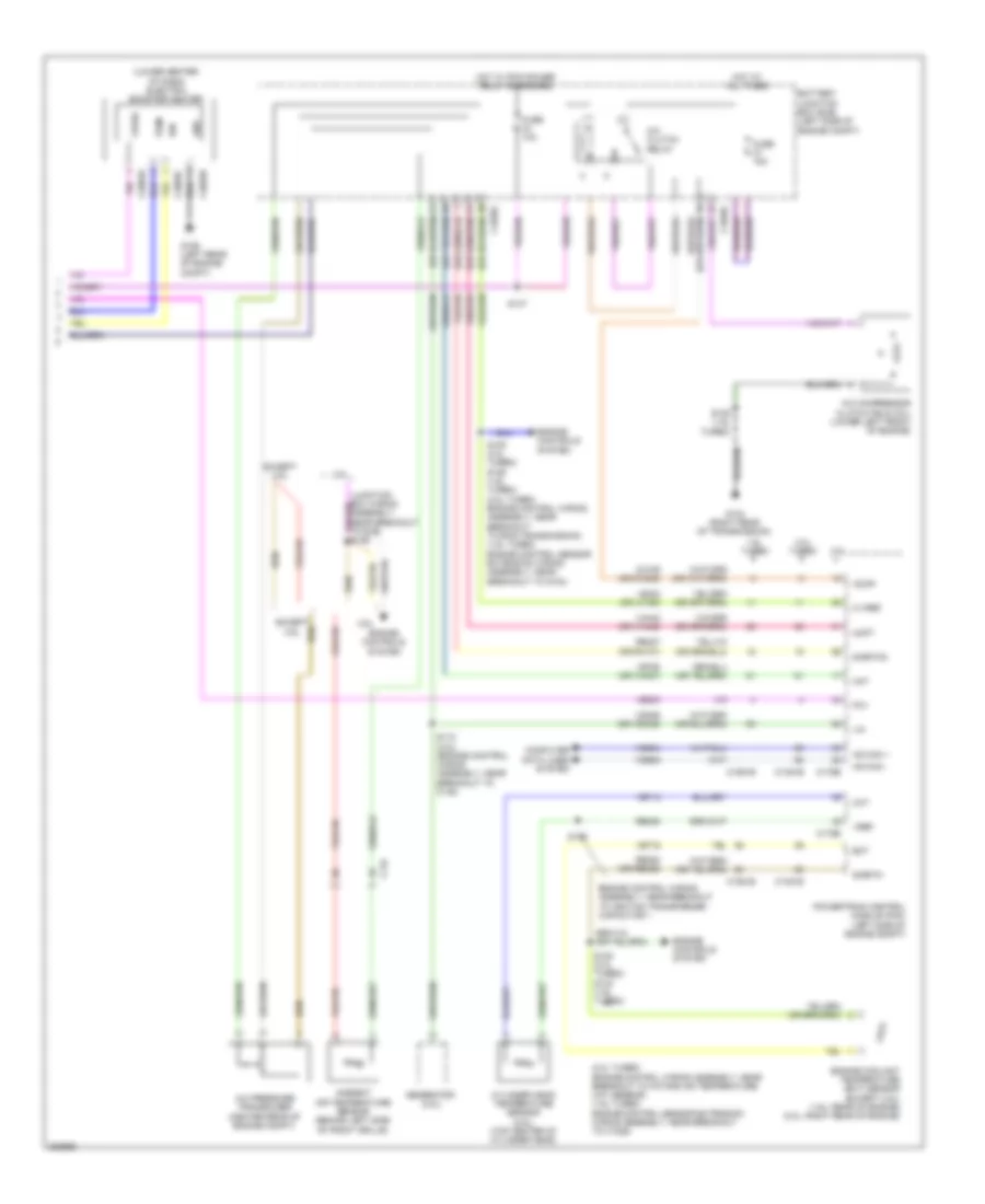 Automatic AC Wiring Diagram (3 of 3) for Ford Escape S 2013
